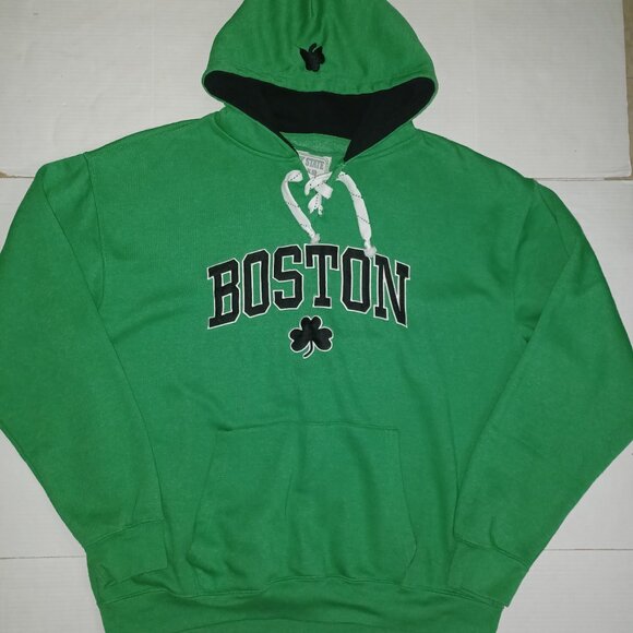 BAY STATE GEAR BOSTON SHAMROCK EMBROIDERED SWEATSHIRT HOODIE MEN'S SIZE 2XL - Picture 1 of 12